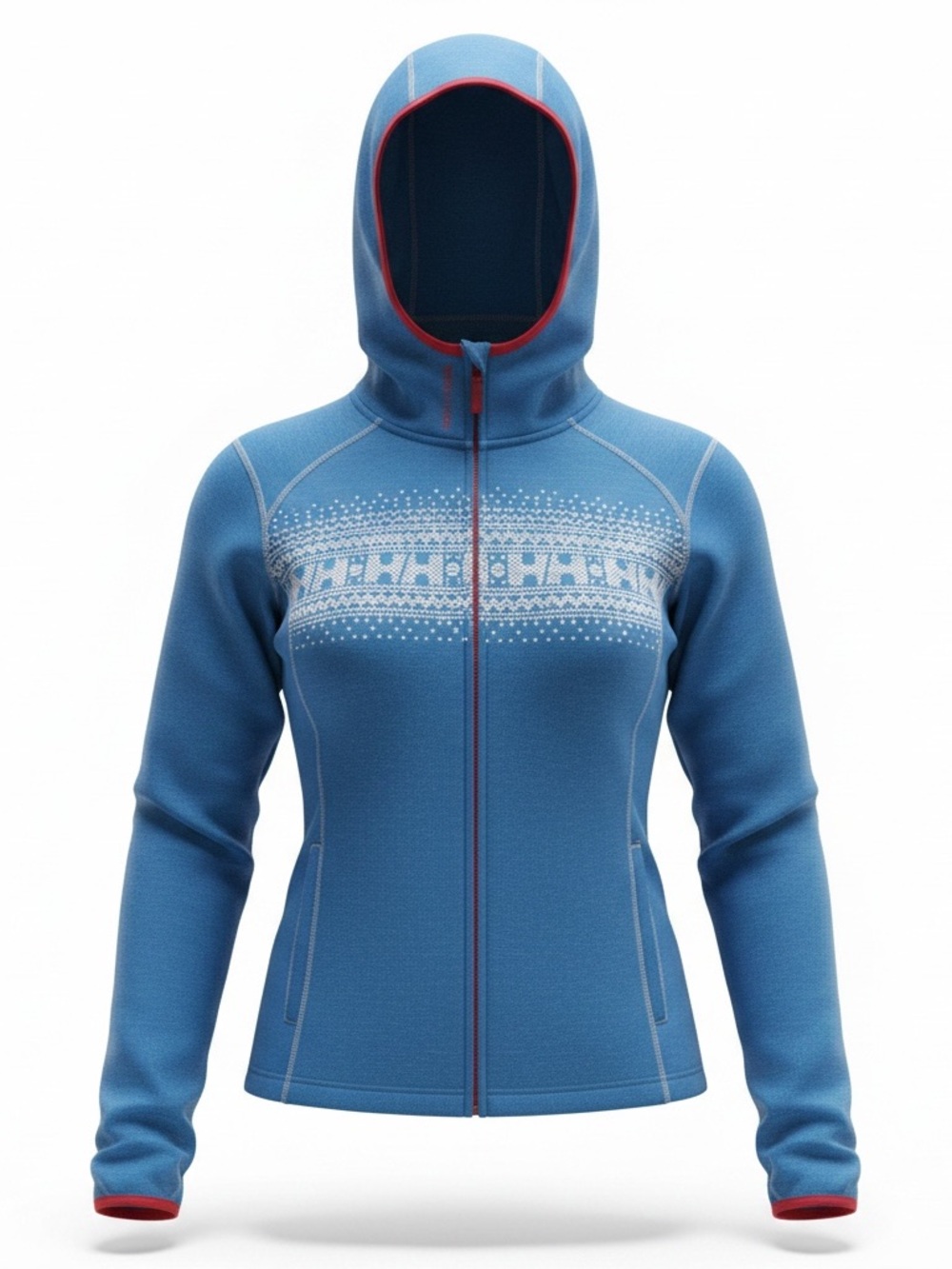 ⭐️ Helly Hansen - Blue and Red Fleece Jacket.